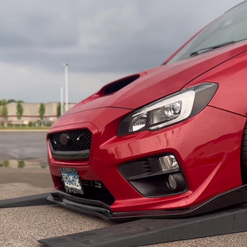 NeespoC Front Bumper Lip Splitter Spoiler Fit for Subaru WRX STI/Base/Premium/Limited Sedan 2015-2021, 15 16 17 18 19 20 21 Gloss Black 3pcs Accessories Air Chin Body Kit - Image 5